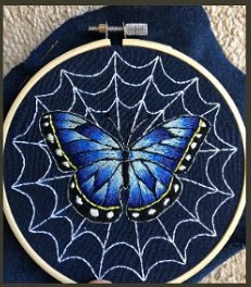 Cassie Shammel embroidered butterfly